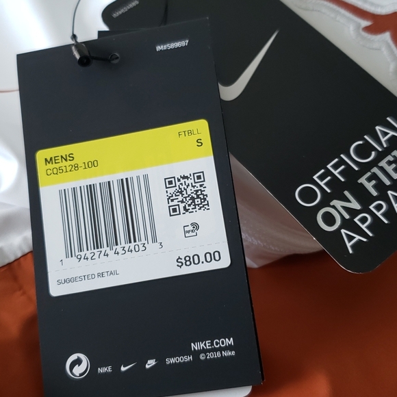 Texas Longhorns Nike Half-Zip Lightweight Coaches - Picture 4 of 7